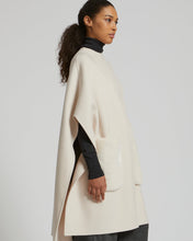 Load image into Gallery viewer, Cape Blended Cashmere Doublefaced/Mink - Albatre
