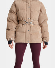Load image into Gallery viewer, Mammoth Corduroy Belted Jacket - Beige
