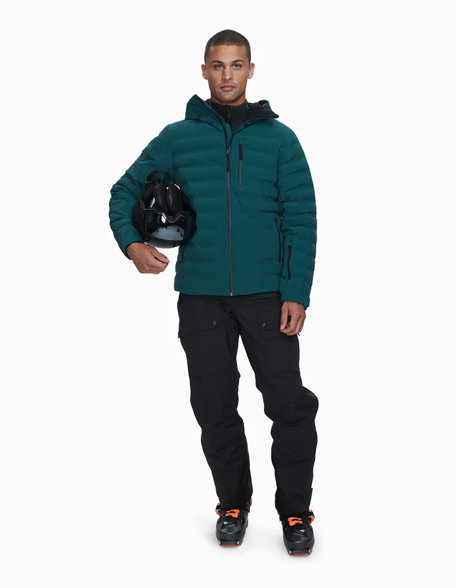 Pyramid puffer jacket top