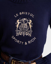 Load image into Gallery viewer, Bristol Sweater  - Navy Cream

