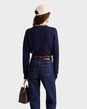 Load image into Gallery viewer, Bristol Sweater  - Navy Cream
