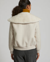 Load image into Gallery viewer, Jacket Blended Cashmere Doublefaced/Mink - Albatre
