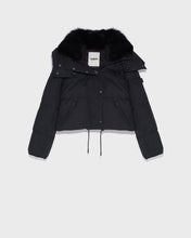 Load image into Gallery viewer, Puffer Jacket Cotton Blended/Fox Trimming - Noir
