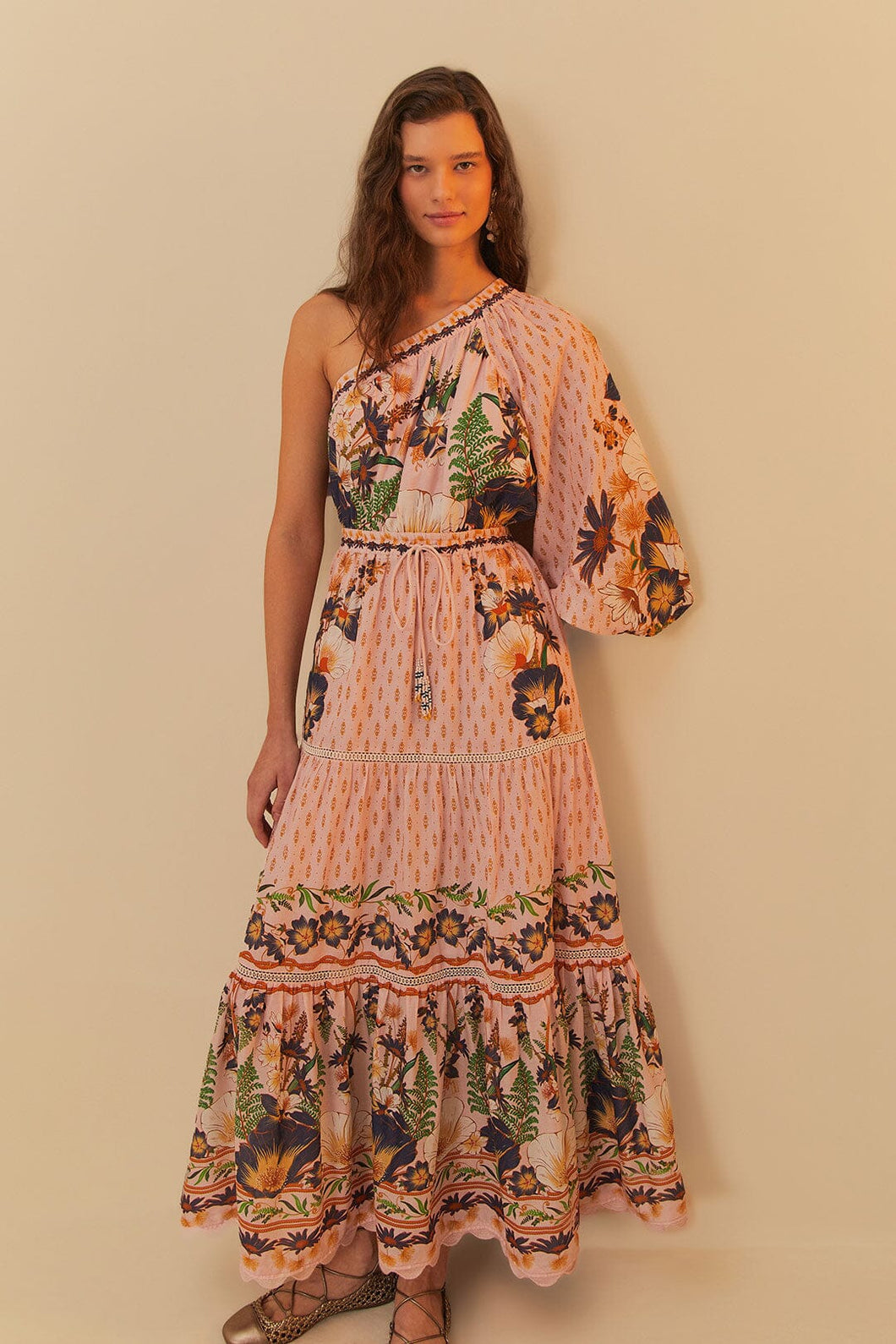 Garden Maxi Dress - Pink