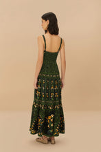 Load image into Gallery viewer, Flowers Arch Sleeveless Maxi Dress - Black
