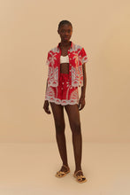 Load image into Gallery viewer, Red Palm Trees Short - Red
