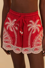Load image into Gallery viewer, Red Palm Trees Short - Red
