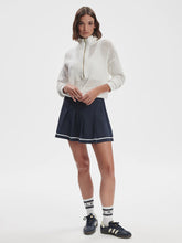 Load image into Gallery viewer, Aurora Half Zip Knit  - White
