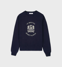 Load image into Gallery viewer, Bristol Sweater  - Navy Cream
