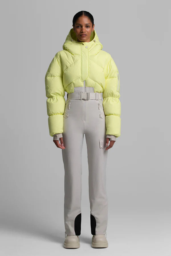 Sommet Ski Suit - Citrus/Alabaster