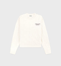 Load image into Gallery viewer, Faubourg Crewneck  - Cream Chocolate
