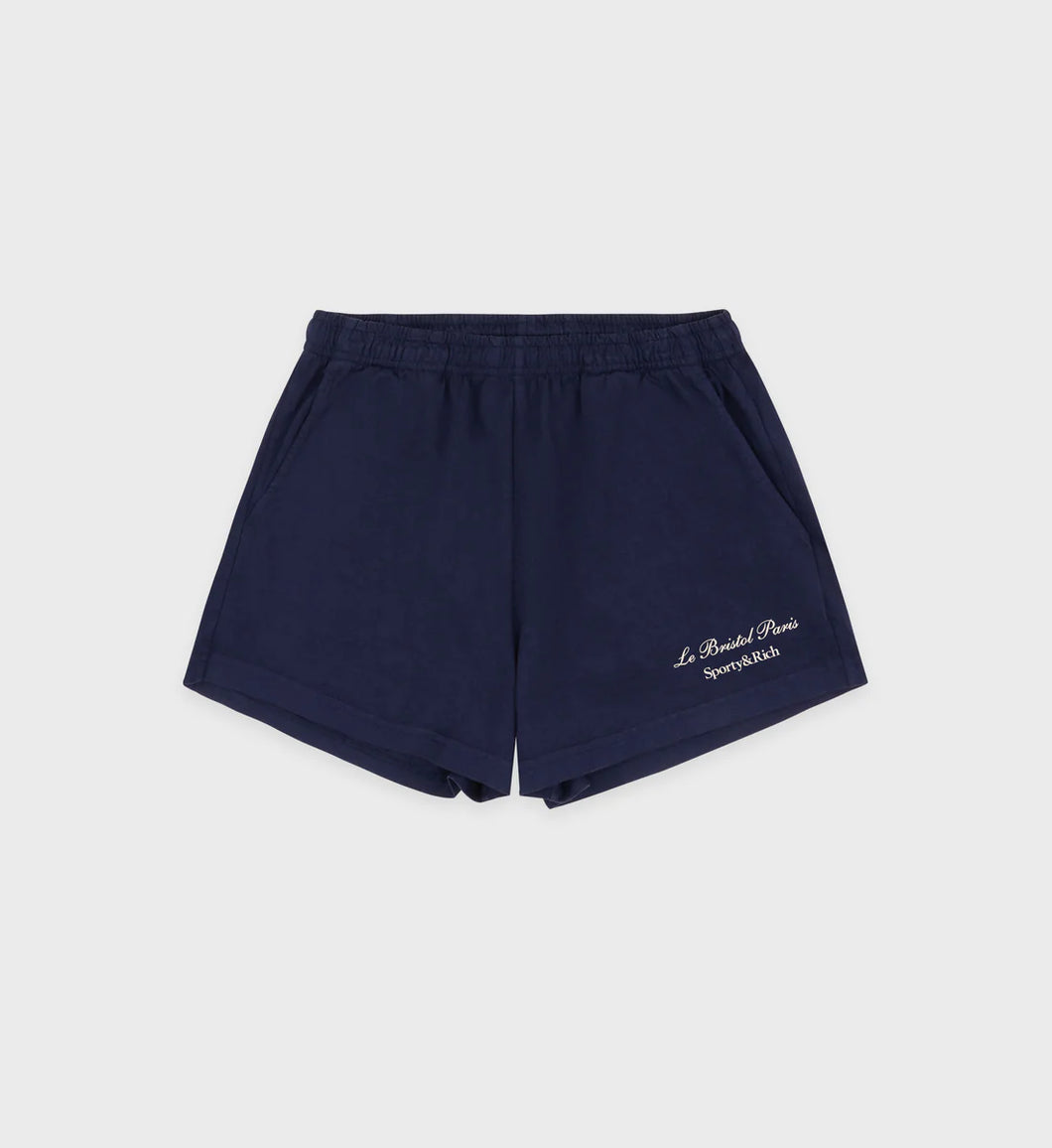 Faubourg Disco Short  - Navy Cream