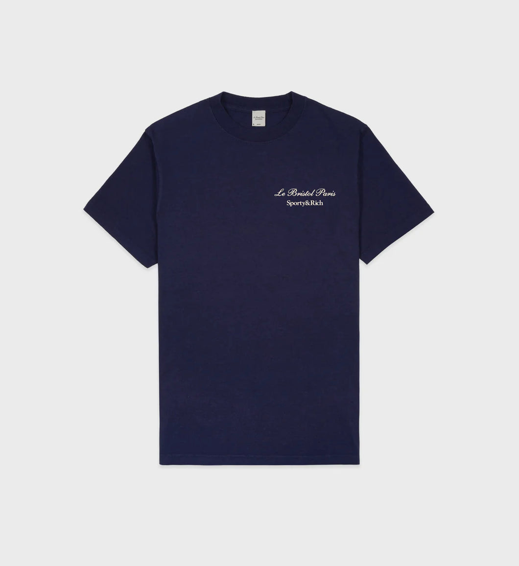 Faubourg T Shirt  - Navy Cream