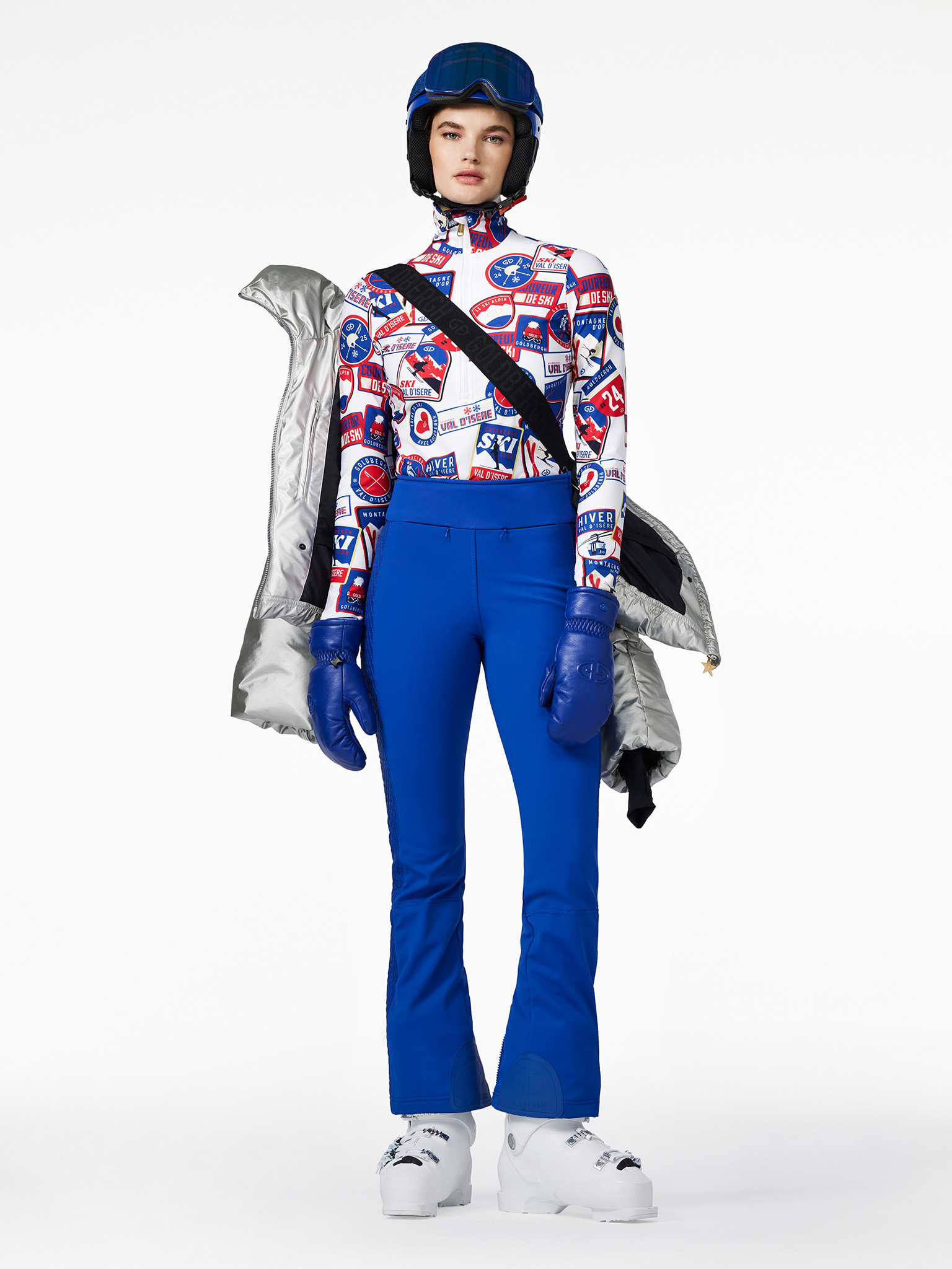Soleil Ski Jacket - Silver – THE HOLIDAY PROJECT
