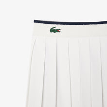 Load image into Gallery viewer, Tennis Heritage Stretch Skirt  - White / Navy Blue
