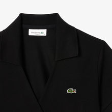 Load image into Gallery viewer, Stretch Mini PiquŽ Wrap Polo Shirt  - Black
