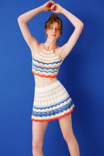 Load image into Gallery viewer, Regina Hand Crochet Halter Top  - Multi
