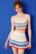 Load image into Gallery viewer, Regina Hand Crochet Halter Top  - Multi
