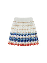 Load image into Gallery viewer, Regina Hand Crochet Mini Skirt  - Multi
