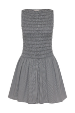 Load image into Gallery viewer, Noa Mini Dress  - Gingham - Black
