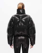 Load image into Gallery viewer, Woven Dissco Puffer Jacket - Black
