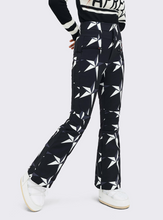 Load image into Gallery viewer, Aurora High Waist Flare Pant - Star Print- Black
