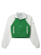 Load image into Gallery viewer, The Billie Nylon Quarter Zip - White Saga
