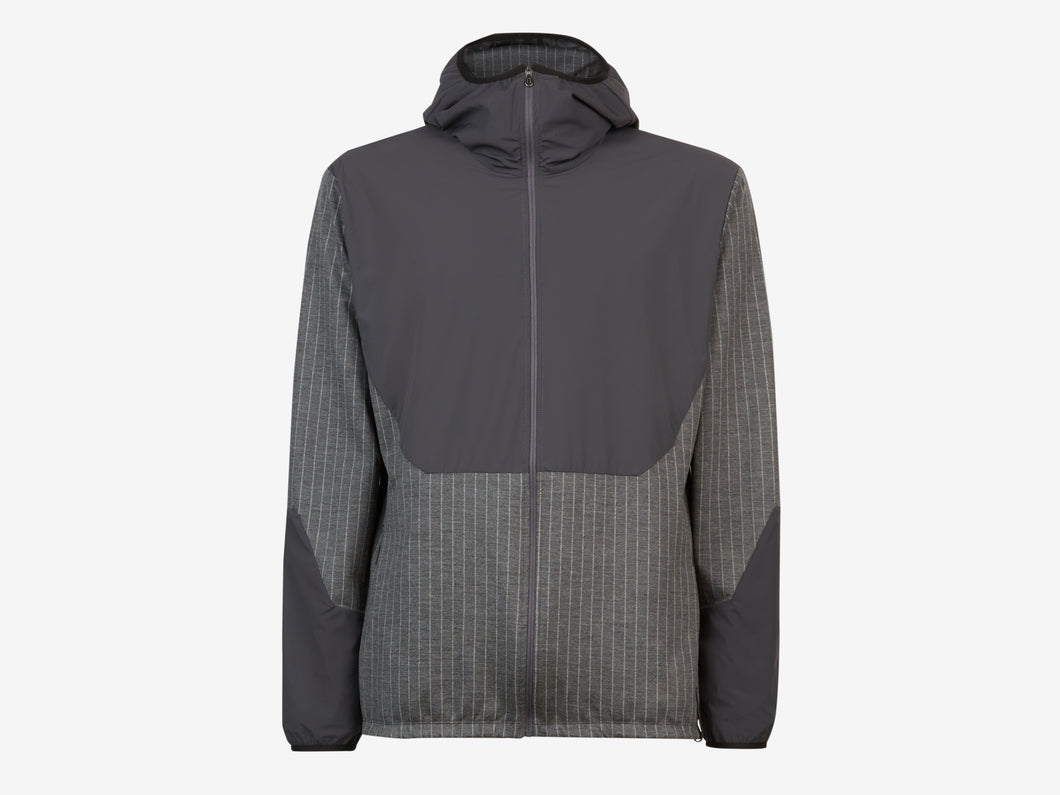 Zipped Hoodie Hybrid - Graphite Grey