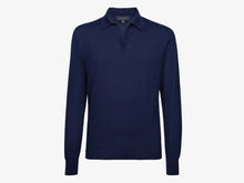 Load image into Gallery viewer, Lasca Jersey Polo  - Navy Blue
