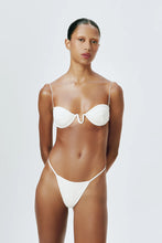 Load image into Gallery viewer, Fine Strap Wire Balconette Top  - Ecru
