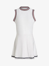 Load image into Gallery viewer, Cora Court Dress 31.5  - White / Blue
