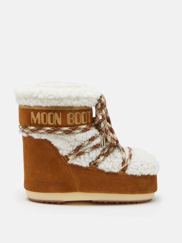 MB Icon Low Shearling - Whisky/Off White