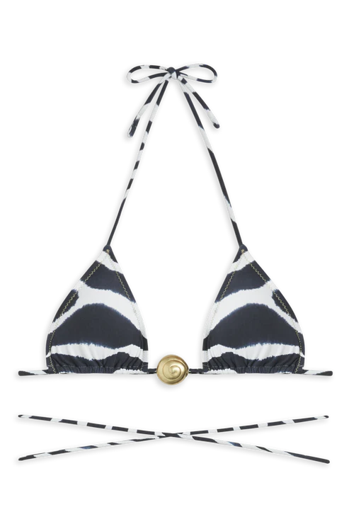 Miami Top - Blue Zebra