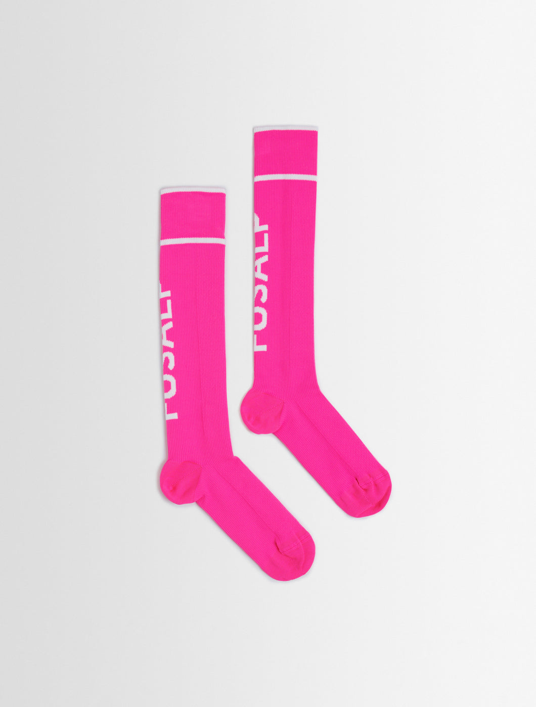 Sock Pop - Fluor pink/flocon