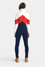 Load image into Gallery viewer, Alta Ski Suit - Indigo/Fiery Red/Cloud
