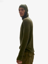 Load image into Gallery viewer, Holden - BALACLAVA SWEATER - STONE GREEN
