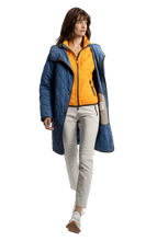 Load image into Gallery viewer, TRACY QUILTED VEST - QL - BRIGHT ORANGE
