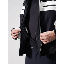 Load image into Gallery viewer, Eagle Mens Jacket With Leather Panel - Macaron Chine
