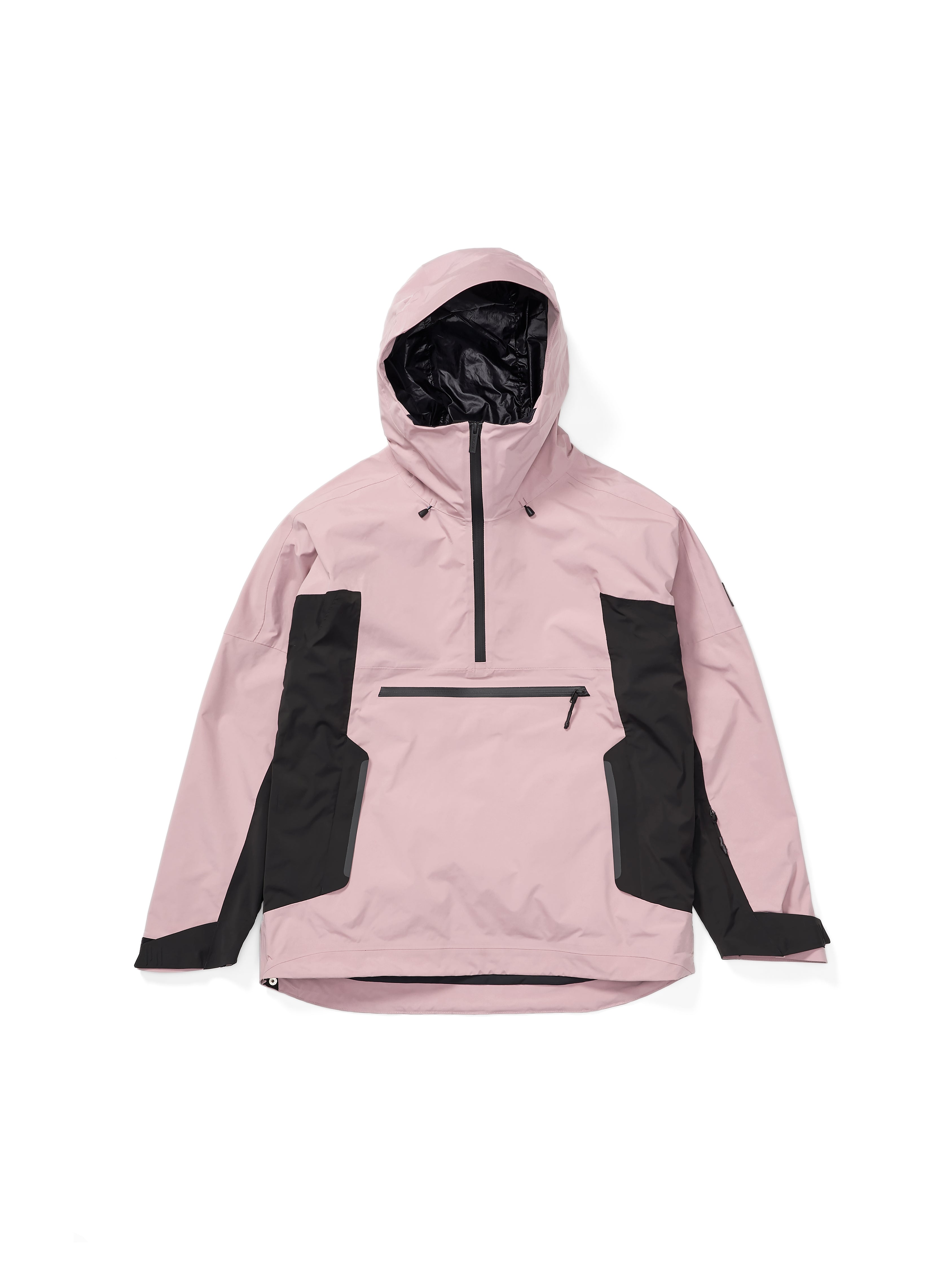 Side Zip Anorak - Woodrose/Jet Black – THE HOLIDAY PROJECT