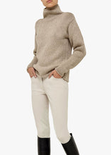 Load image into Gallery viewer, Arion Cashmere Chunky-Knit High-Neck - Mushroom
