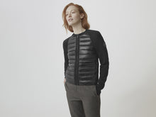 Load image into Gallery viewer, HYBRIDGE KNIT PACKABLE JACKET -BLACK
