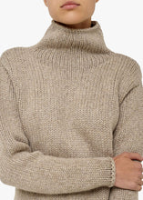 Load image into Gallery viewer, Arion Cashmere Chunky-Knit High-Neck - Mushroom

