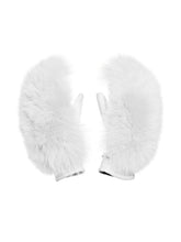 Load image into Gallery viewer, Hando Coyote Fur Mittens - White

