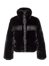 Load image into Gallery viewer, Cowboy Jacket Faux Fur - Black
