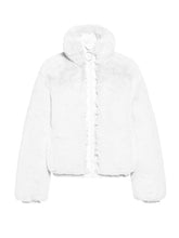 Load image into Gallery viewer, Silverfox Jacket Faux Fur - White
