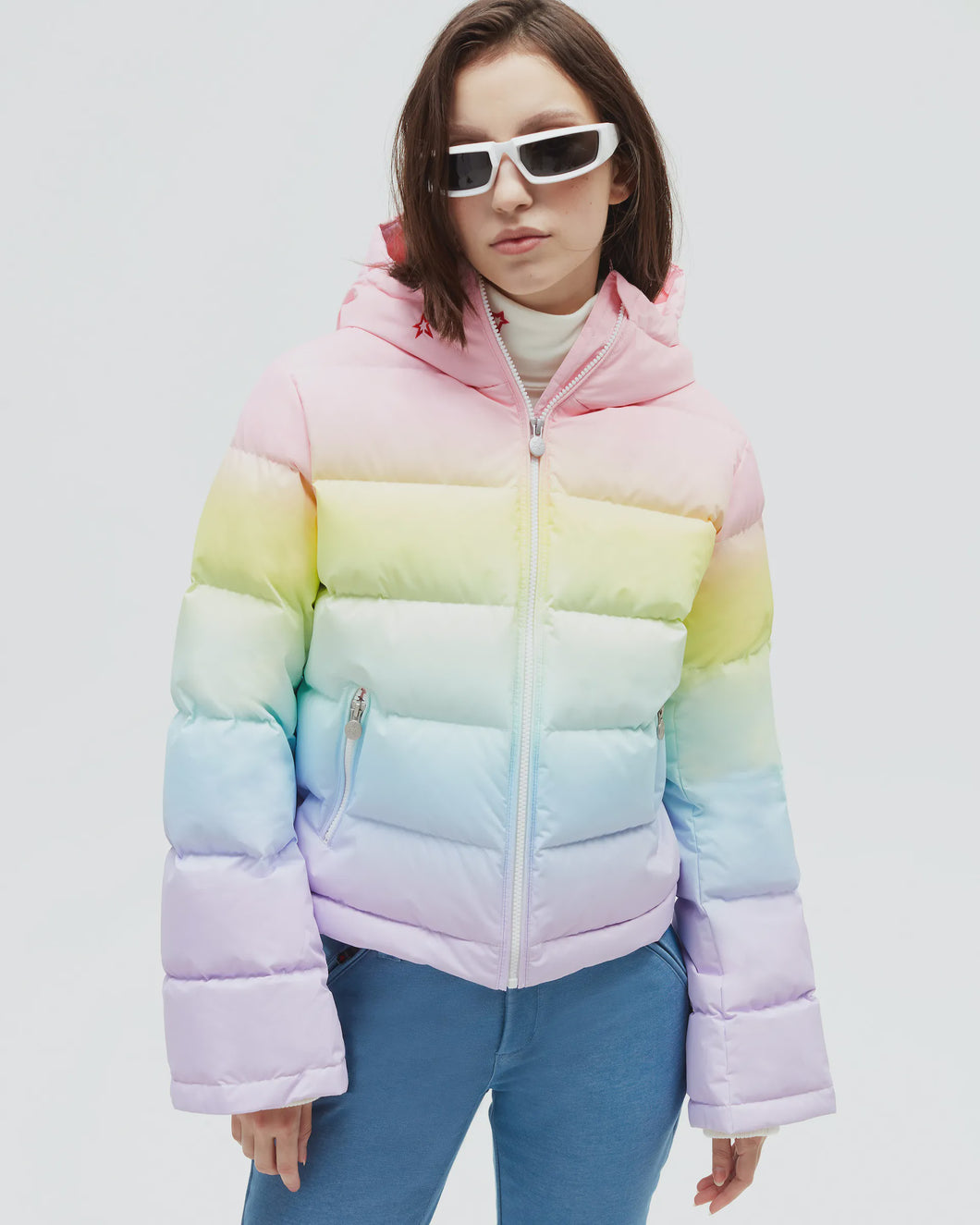 Polar flare jacket print