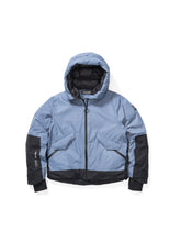 Load image into Gallery viewer, Cropped Down Alpine Jacket - China Blue/Black

