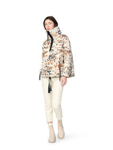 Load image into Gallery viewer, Oversized Down Half Zip - Leopard Camo
