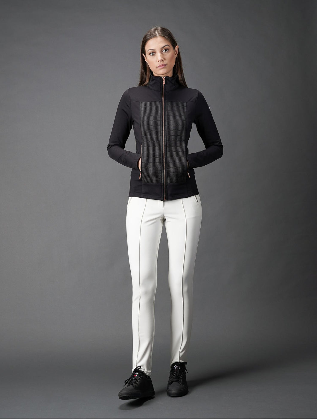 Anna II Quilted Mid-Layer Light Jacket - Noir