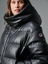 Load image into Gallery viewer, Barsy Faux Leather Ski Jacket - Black
